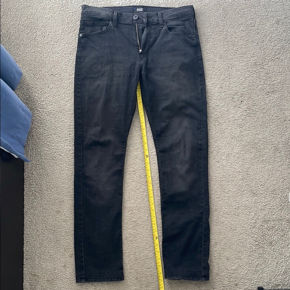 Paige Black Denim Jeans - 32x30